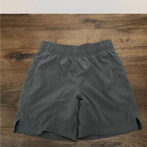 Kids Active Elastic-Waist Gray Shorts